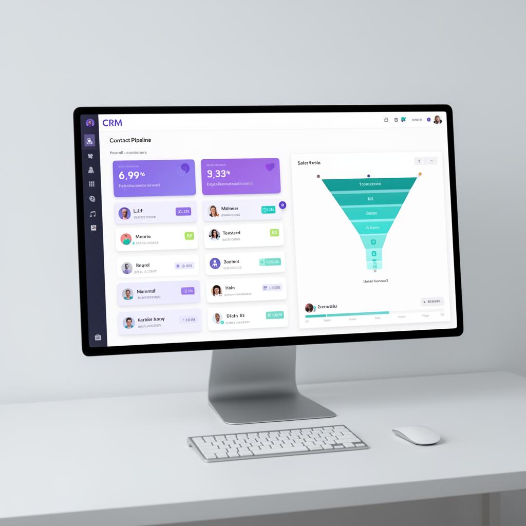 crm software mockup